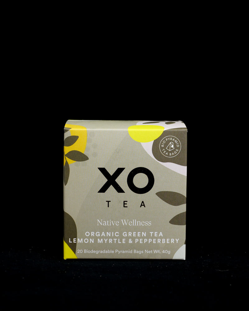
            
                Load image into Gallery viewer, Green Tea, Lemon Myrtle &amp;amp; Pepperberry Certified Organic (Native Wellness) 50g box
            
        