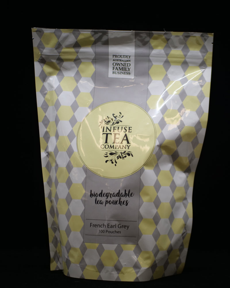 
            
                Load image into Gallery viewer, Infuse Tea Company French Earl Grey Tea Pouches (100 Pouches)
            
        