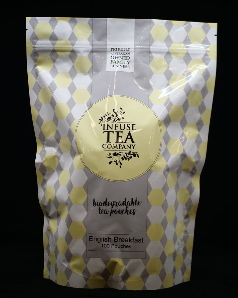 Infuse Tea Company English Breakfast Tea (100 Pouches)